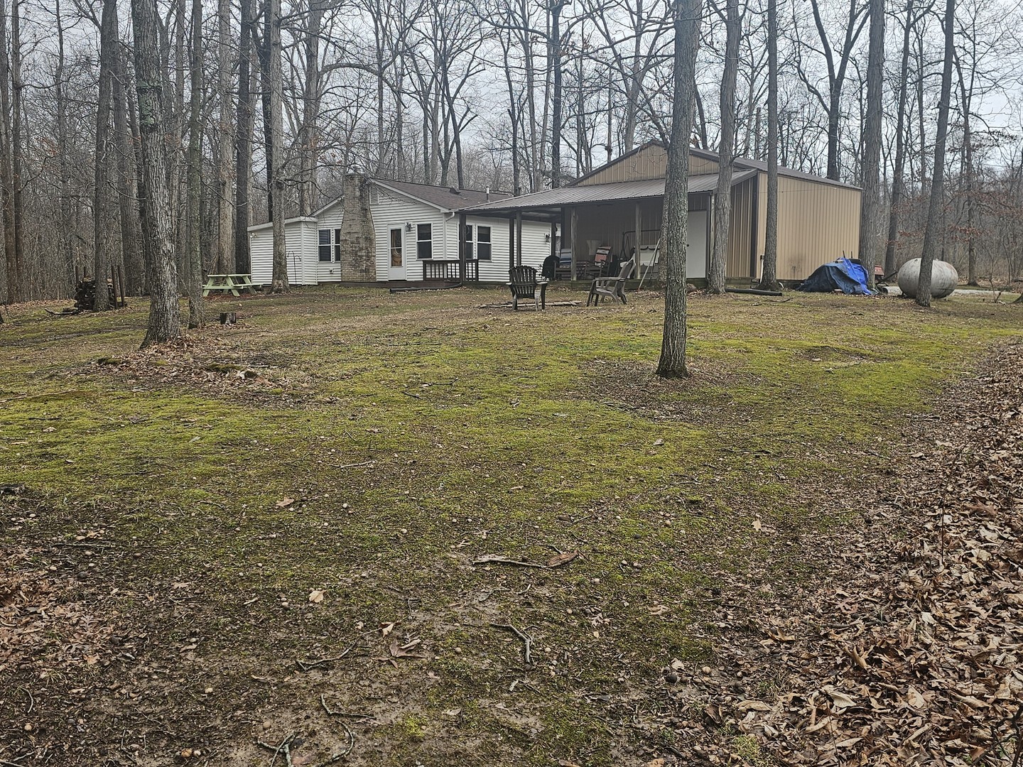 13751 North Condor Lane Bluford, IL 62814 - Photo 14 of 38 a view of a house with a yard