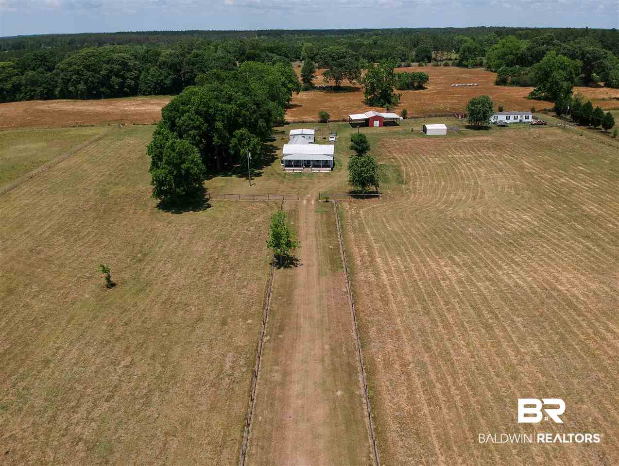 22819 Flowers Road Bay Minette, AL 36507 - Photo 29 of 33 Aerial View