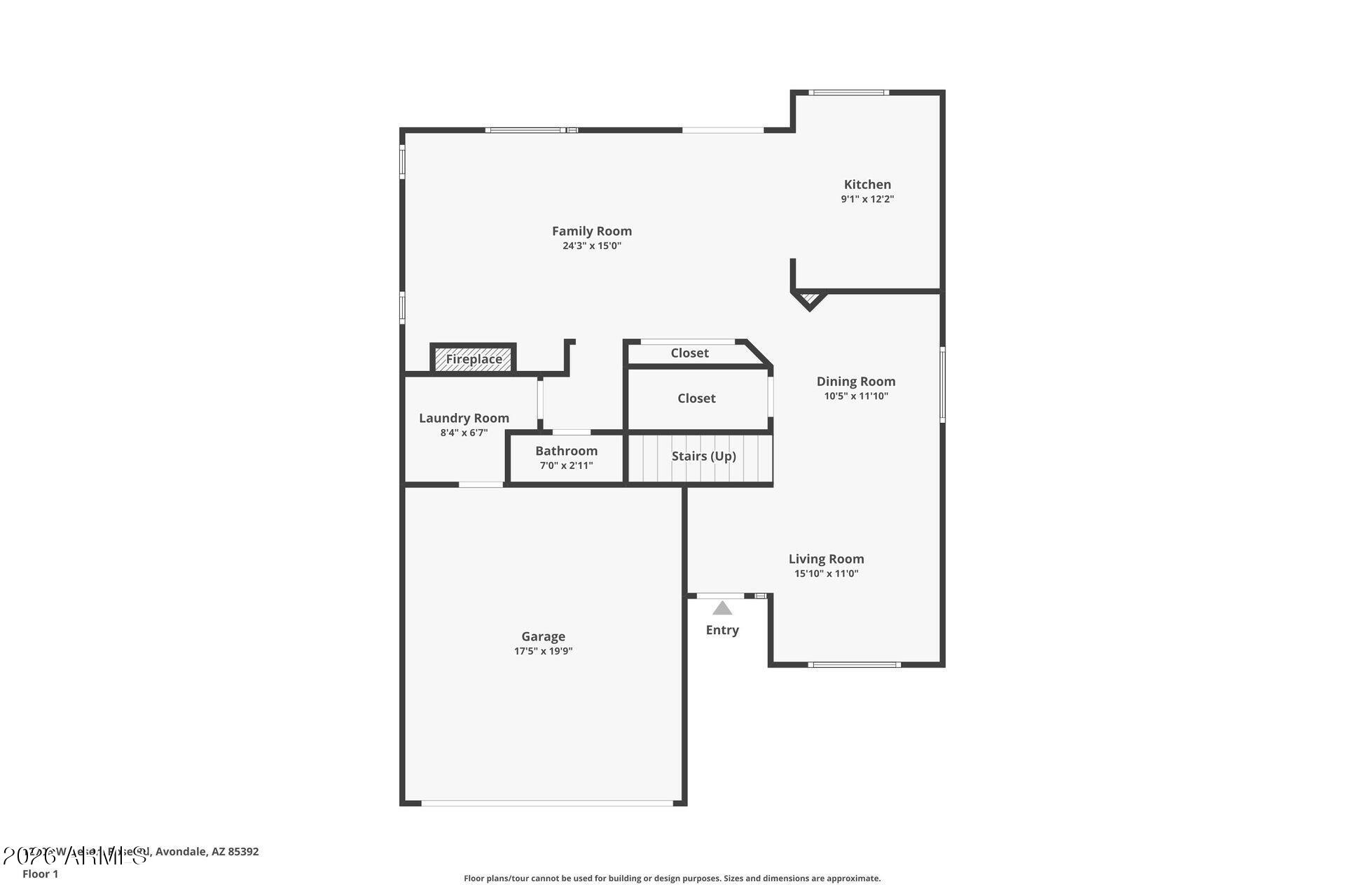 12706 West Desert Rose Road Avondale, AZ 85392 - Photo 16 of 17 001-photo-floor-plan-14003199