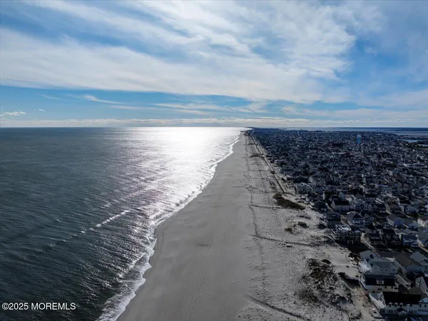 a view of an ocean beach