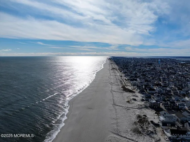 a view of an ocean beach