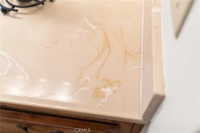 a bird view of tall trees