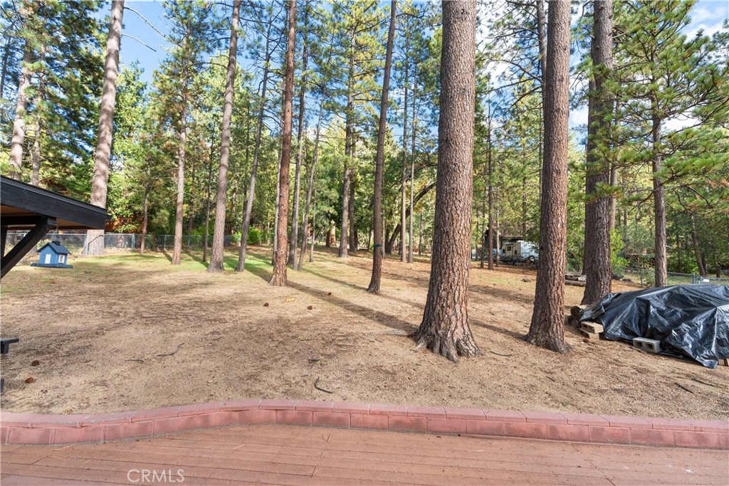 25220 Rim Rock Road Idyllwild, CA 92549 - Photo 37 of 55 a view of outdoor space with deck and backyard