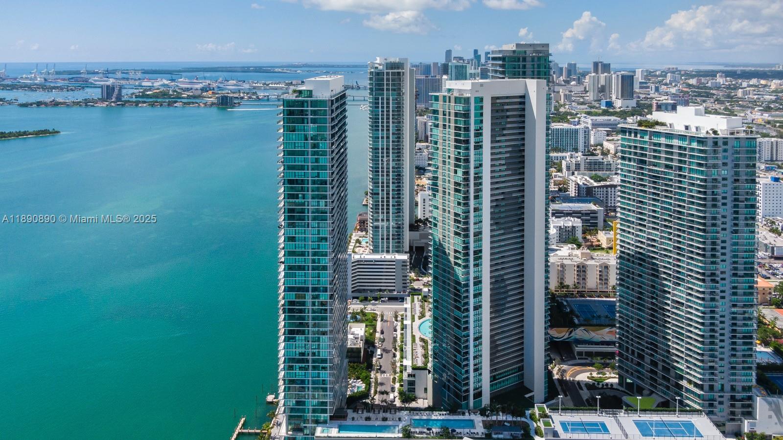 650 Northeast 32nd Street, Unit BH7 Miami, FL 33137 - Photo 45 of 53 a view of a city with tall buildings