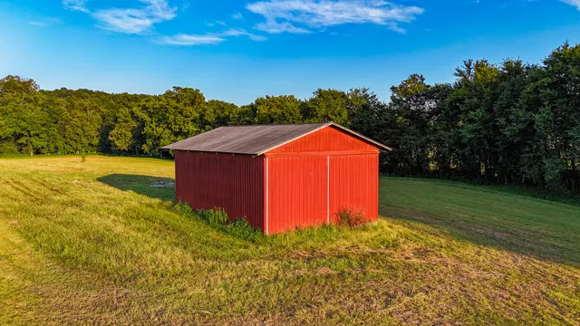 a view of a back yard with flower plants and wooden fence