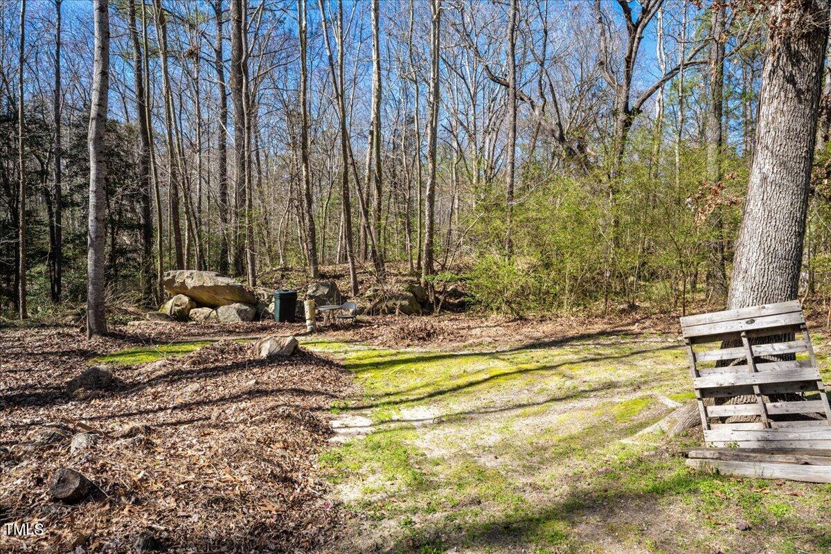 4201 Loon Lane Raleigh, NC 27616 - Photo 28 of 31 a view of swimming pool with lawn chairs and plants