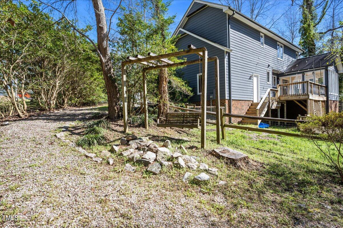 4201 Loon Lane Raleigh, NC 27616 - Photo 30 of 31 a view of a house with backyard