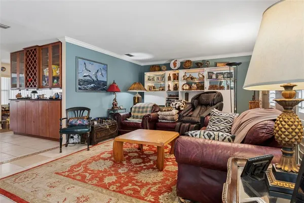 a bed room with furniture and a couch