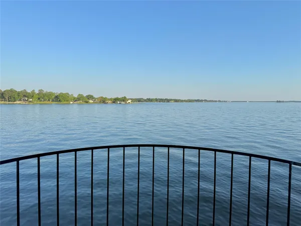 a balcony with an ocean view