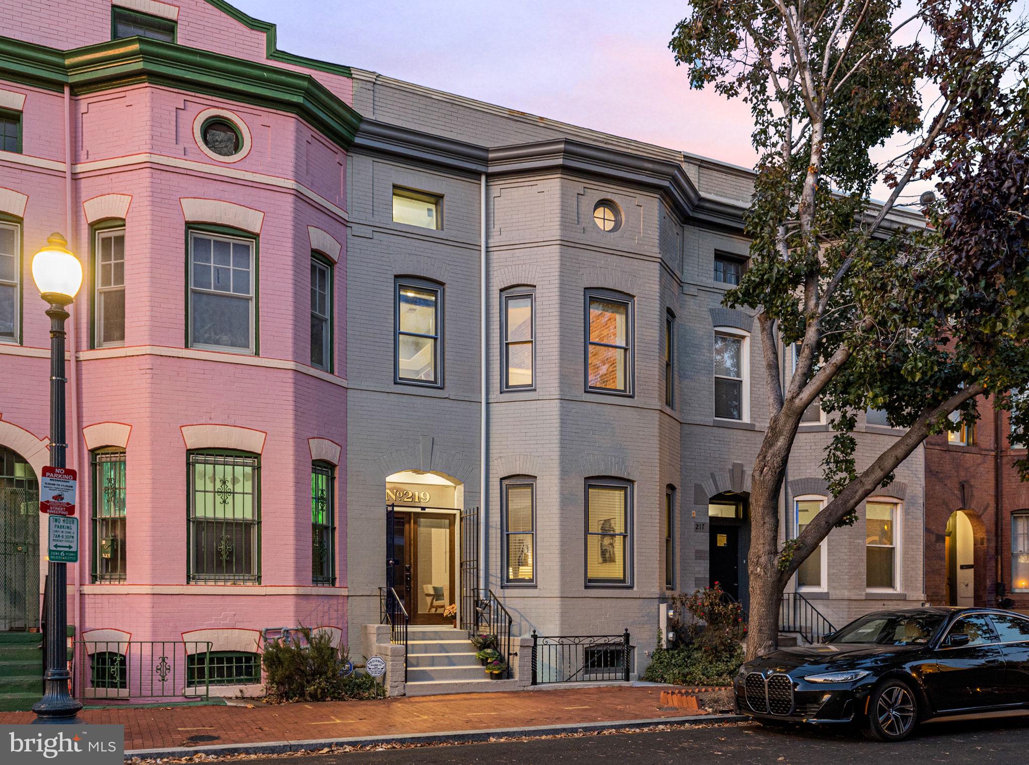 219 Morgan Street Northwest Washington, DC 20001 - Photo 4 of 48 Dusk at 219 Morgan St NW