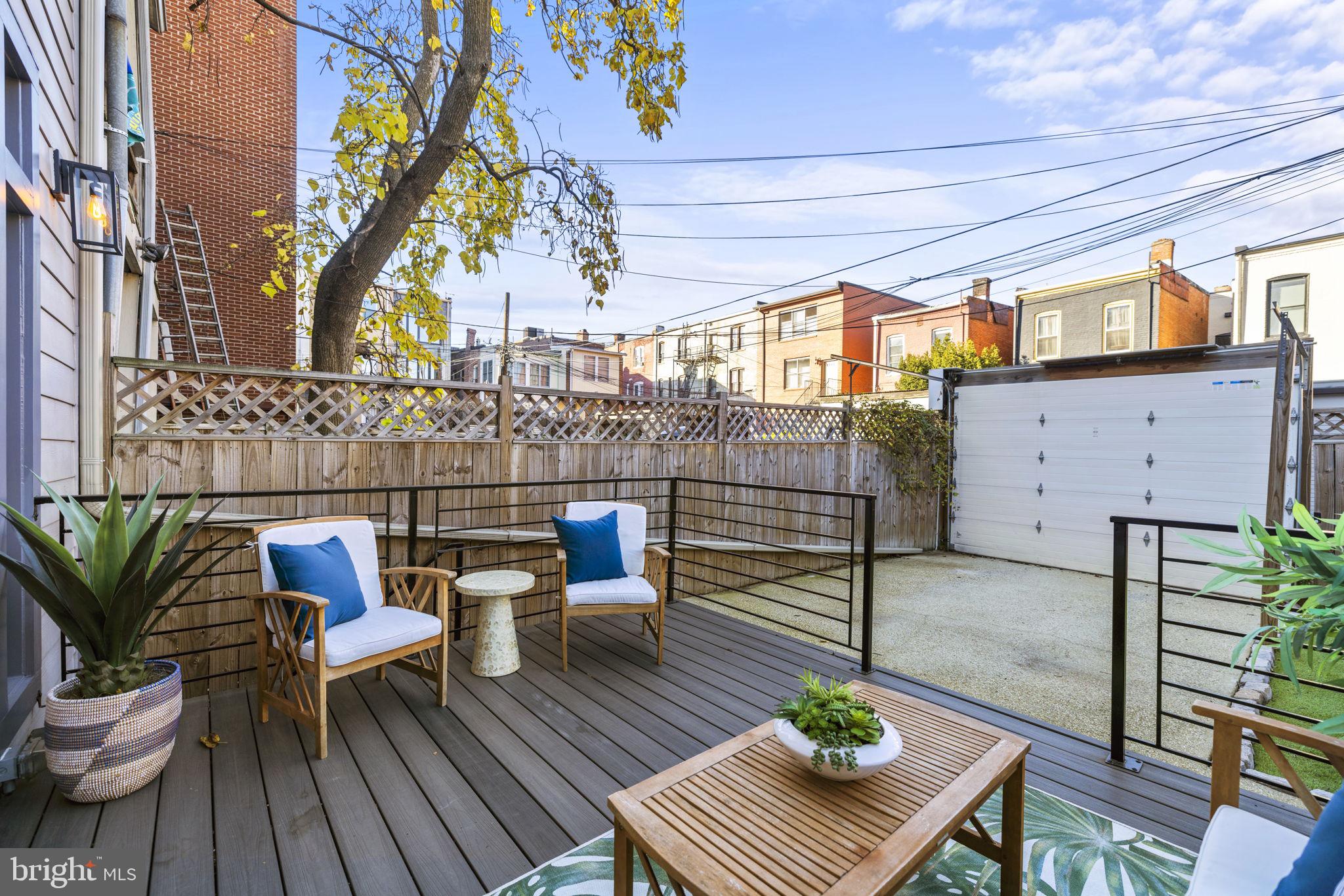 219 Morgan Street Northwest Washington, DC 20001 - Photo 45 of 48 Rear Deck
