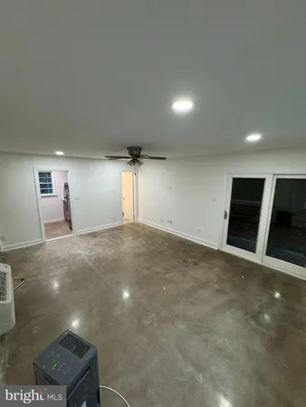 a view of an empty room