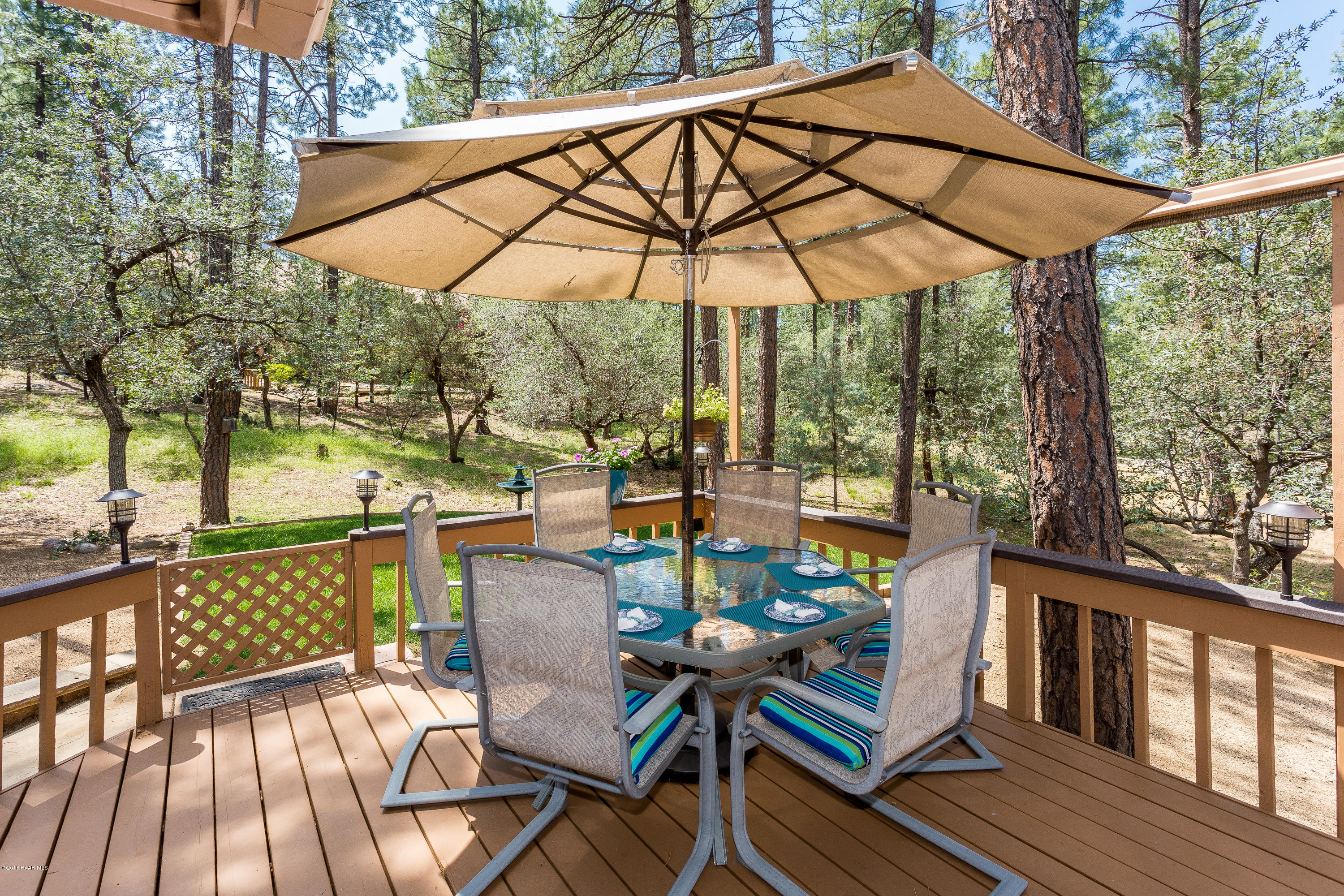 1631 Kaibab Loop Prescott, AZ 86303 - Photo 39 of 45 a view of a two chairs and table in the balcony