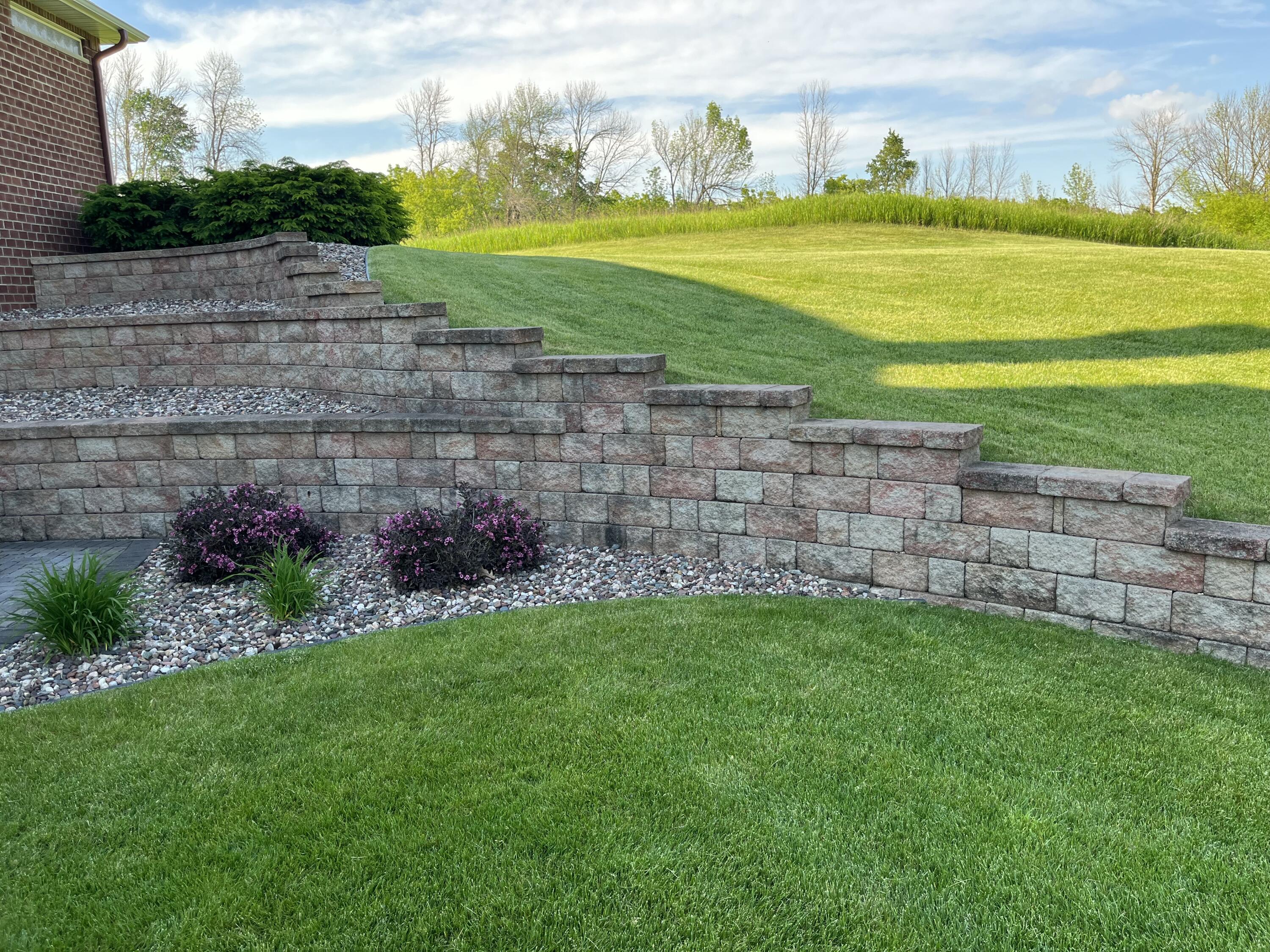 11105 Meadow Ridge Road Whitelaw, WI 54247 - Photo 114 of 126 North Retaining Wall View 2