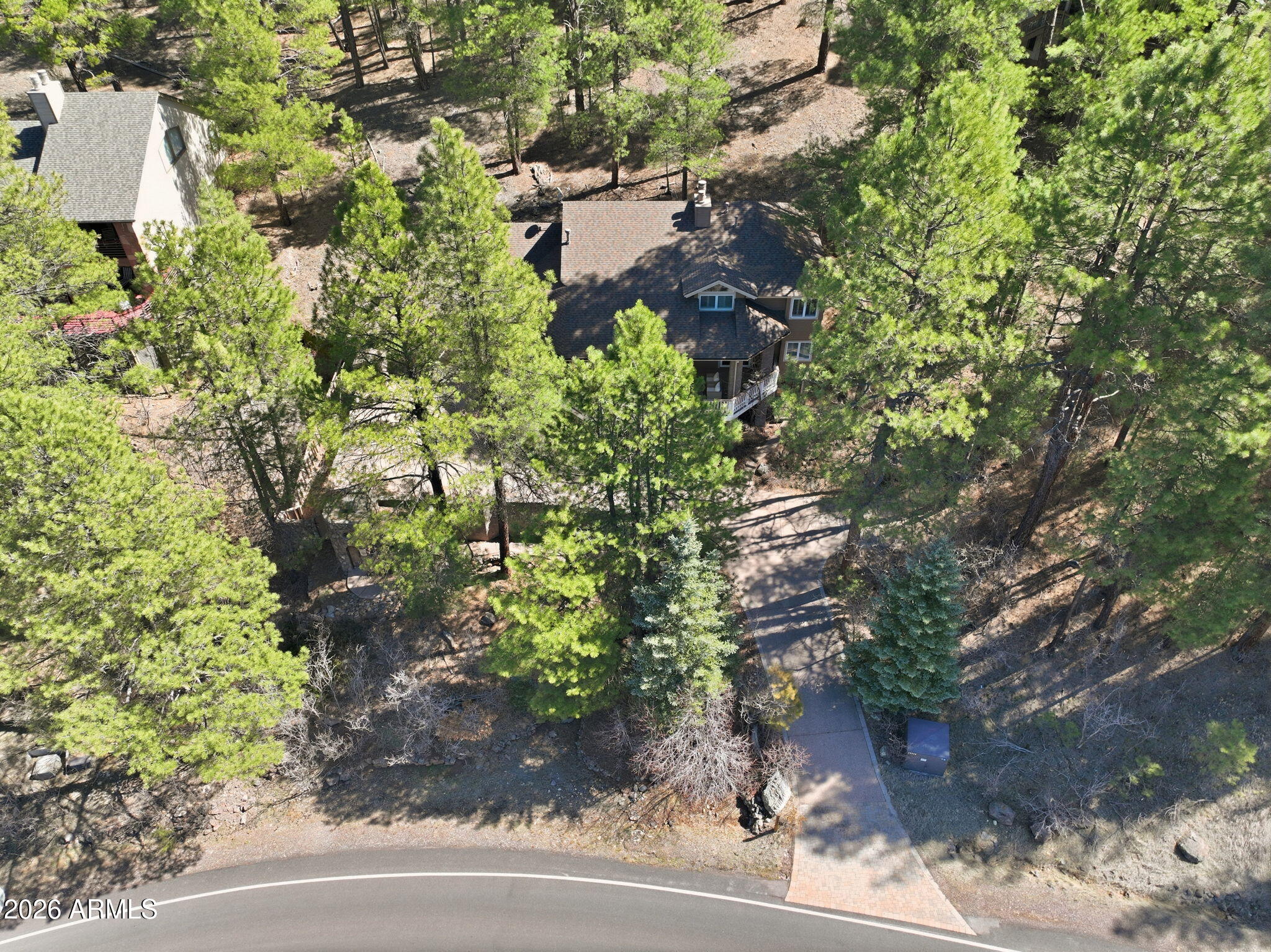 3441 Griffiths Spring Flagstaff, AZ 86005 - Photo 4 of 71 Overhead view