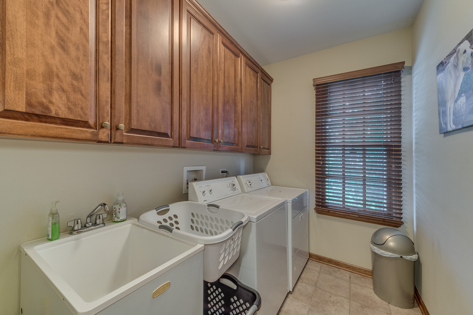 40W900 Campton Trail Road St. Charles, IL 60175 - Photo 20 of 31 a utility room with a sink a cabinetry and a window