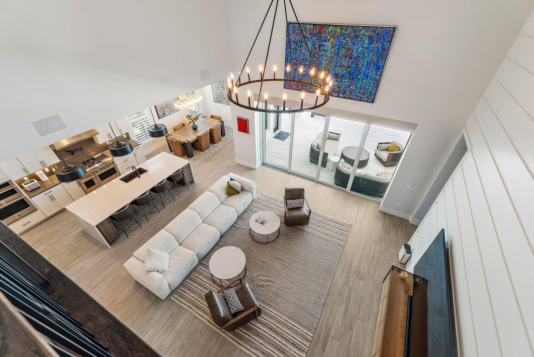 20049 Southeast Bridgewater Drive Jupiter, FL 33458 - Photo 24 of 77 a view of living room with furniture and wooden floor