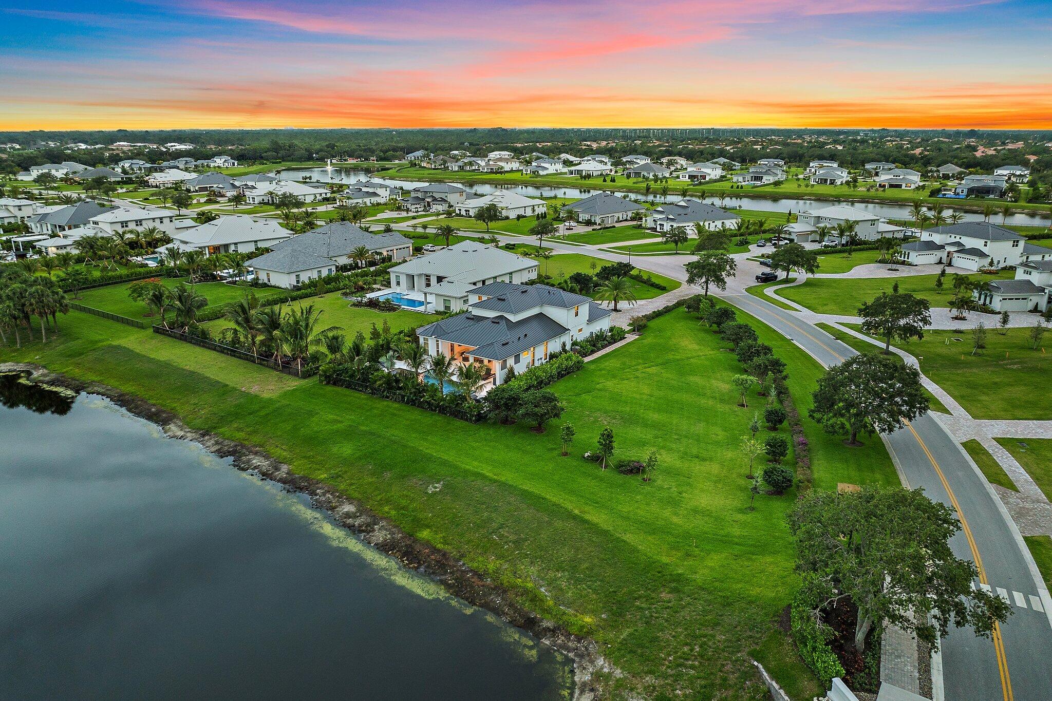20049 Southeast Bridgewater Drive Jupiter, FL 33458 - Photo 32 of 77 Aerial of Side Yard