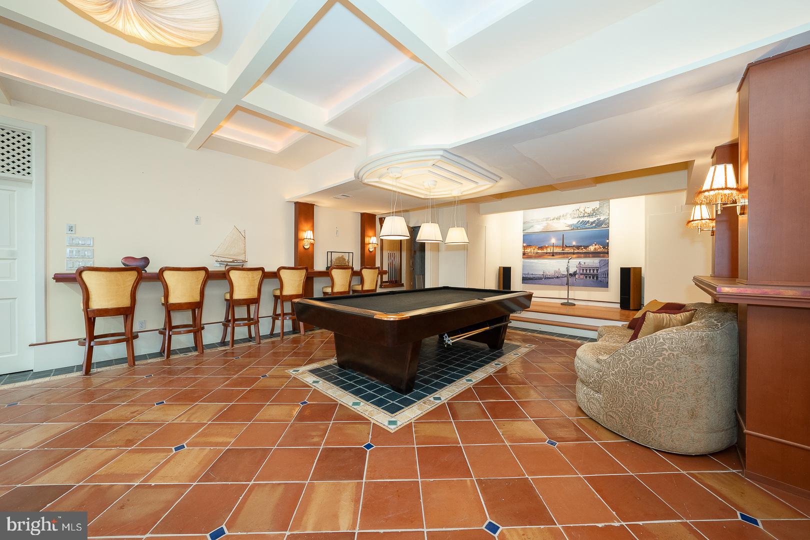 52 Mountain Laurel Lane Malvern, PA 19355 - Photo 46 of 58 a living room with furniture a flat screen tv and kitchen view