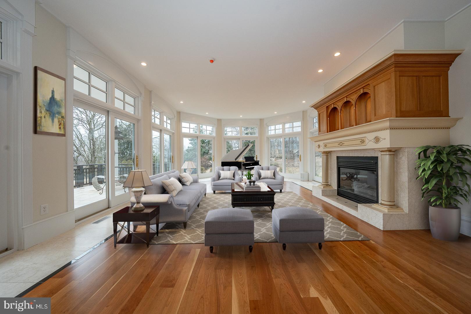 52 Mountain Laurel Lane Malvern, PA 19355 - Photo 8 of 58 a living room with furniture and a fireplace