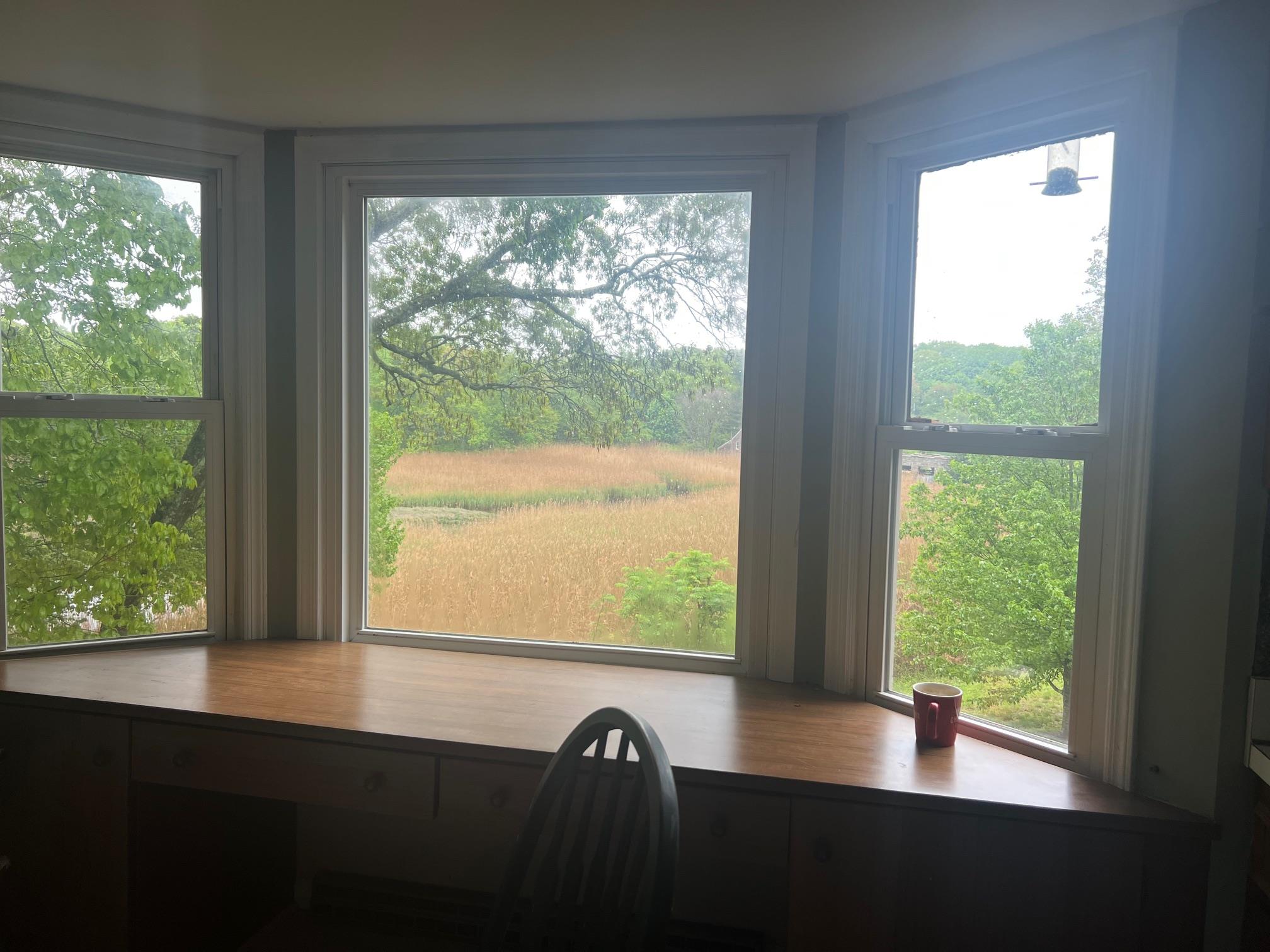 15 Old Field Road Setauket, NY 11733 - Photo 8 of 12 Dining area view of a desk