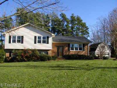 Exterior Front. 6827 Coltrane Mill Road