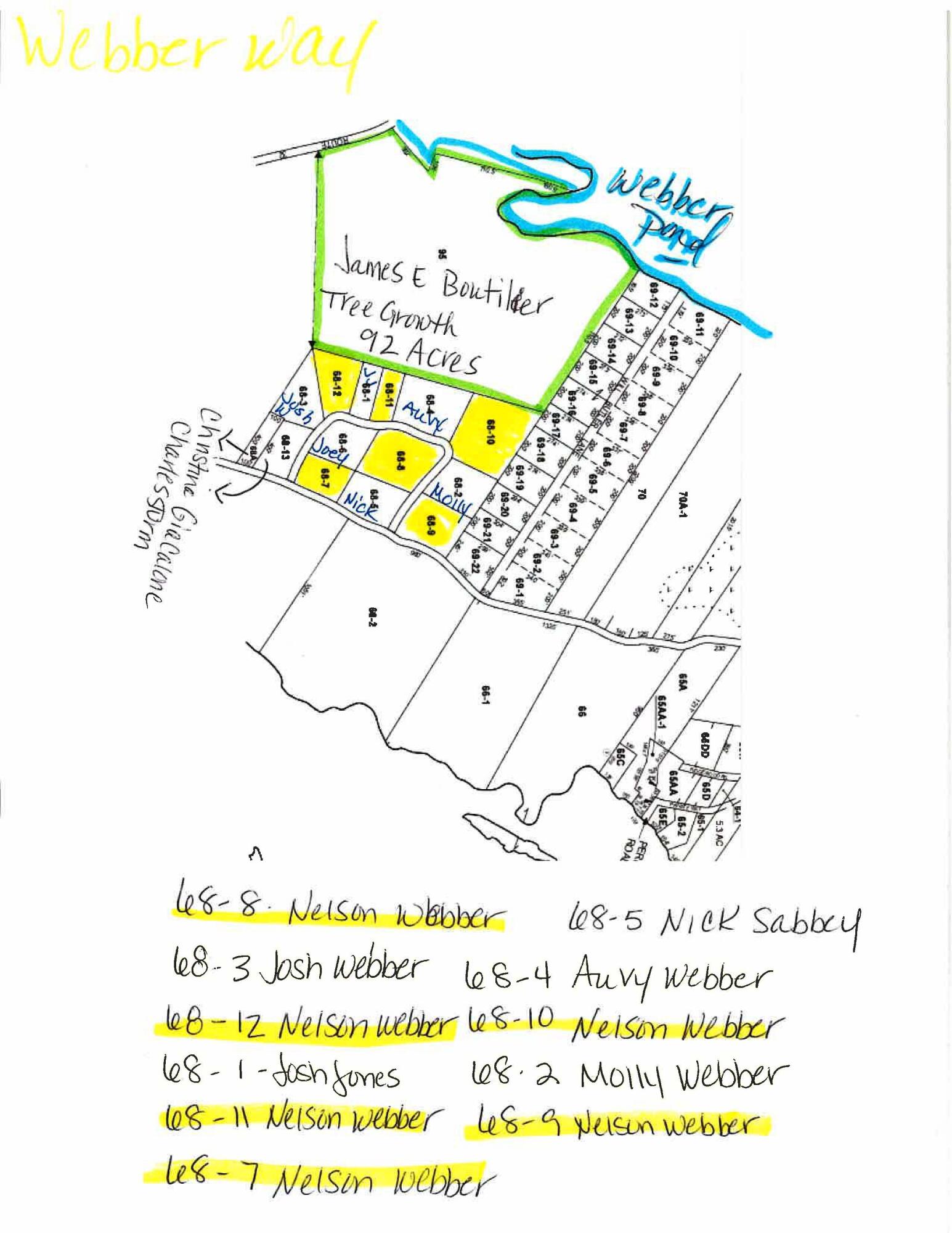 Lot 68-12 Shore Road Bremen, ME 04551 - Photo 8 of 8 Highlighted Tax Map
