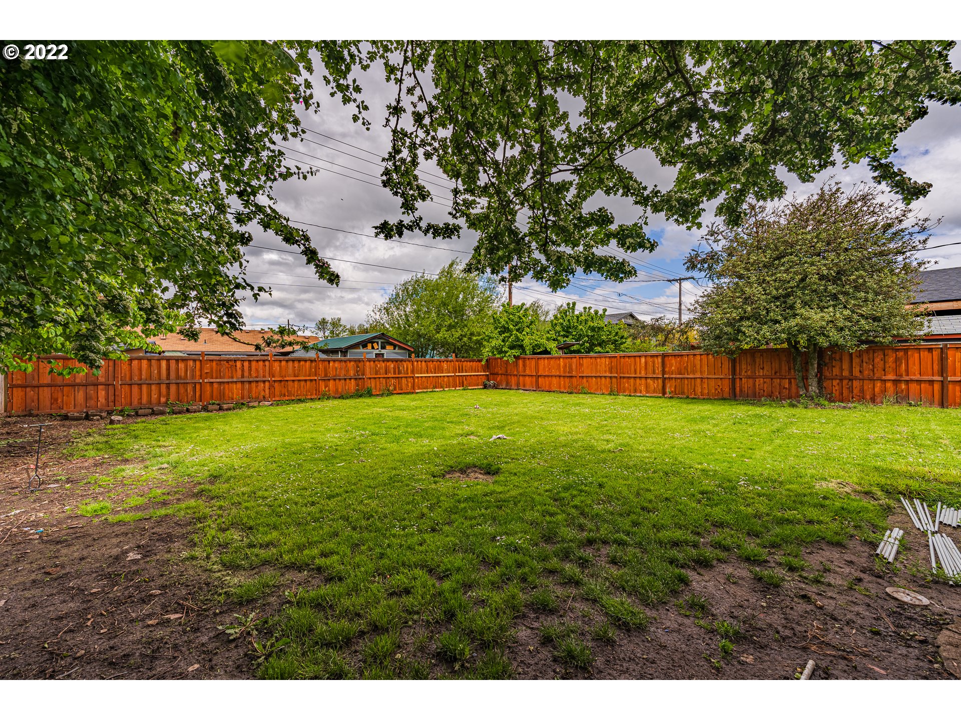 2740 D Street Springfield, OR 97477 - Photo 19 of 21 a view of yard with swimming pool and green space