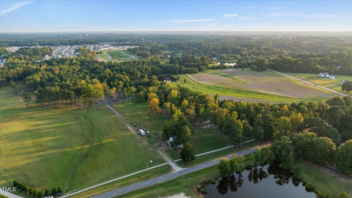 an aerial view of a football ground