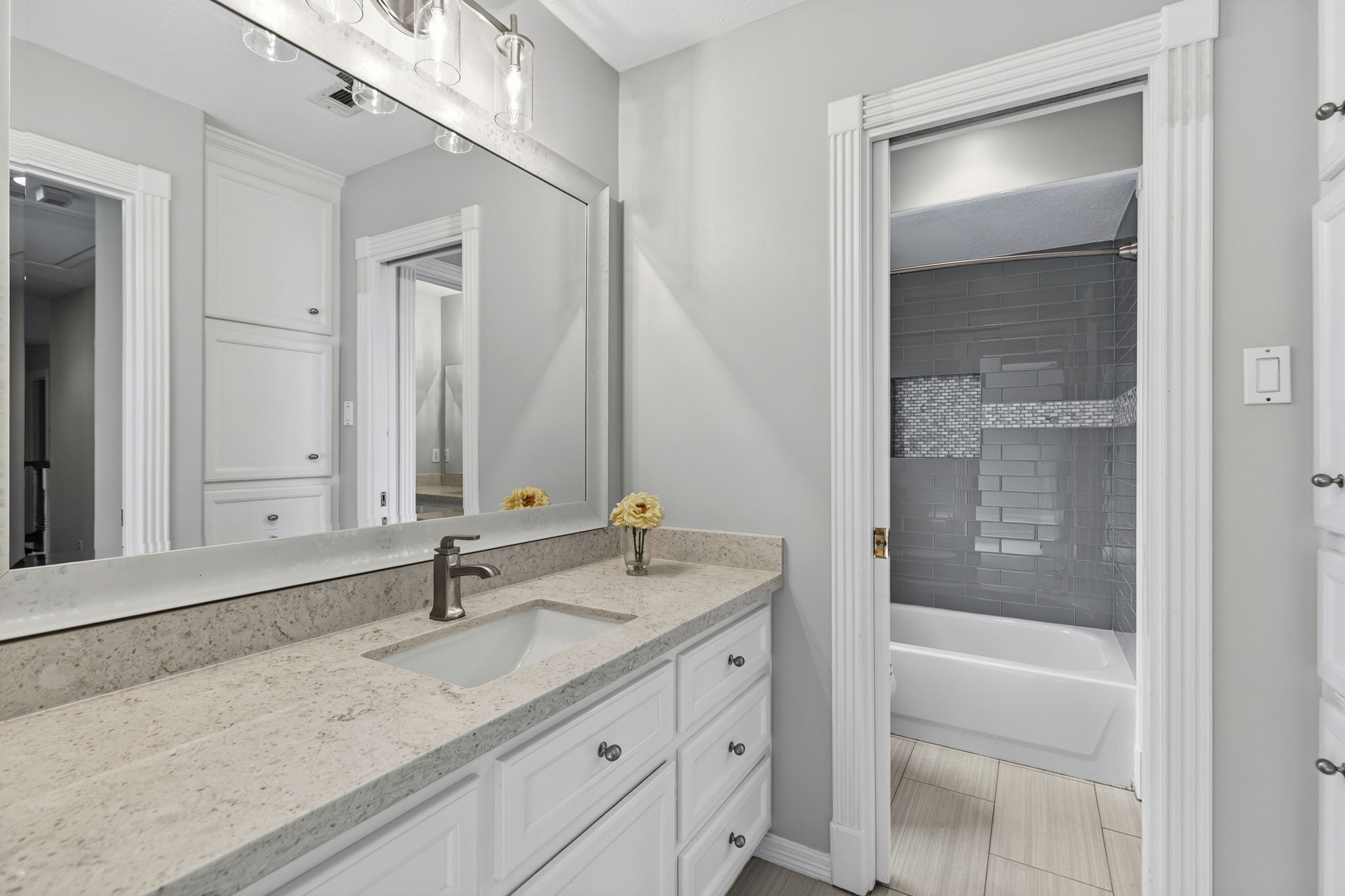 18310 Pamela Way Spring, TX 77379 - Photo 33 of 42 Another view of the updated bathroom.