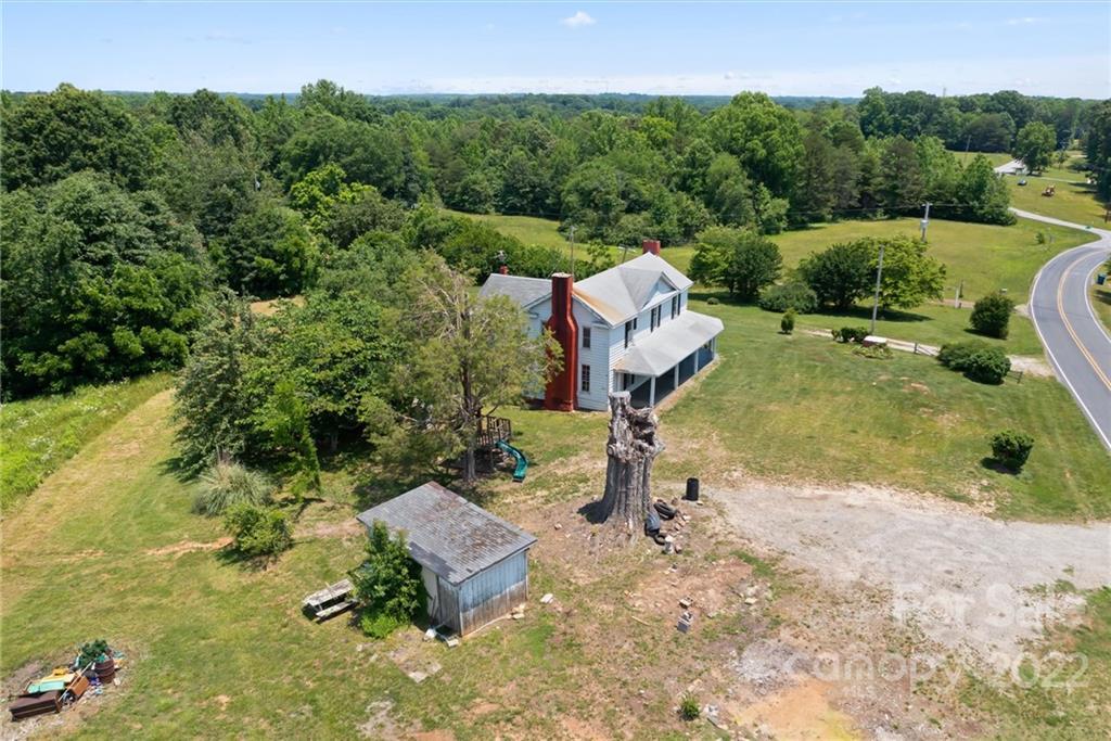 6700 Lineberger Road Sherrills Ford, NC 28673 - Photo 9 of 25 an aerial view of a house with a yard