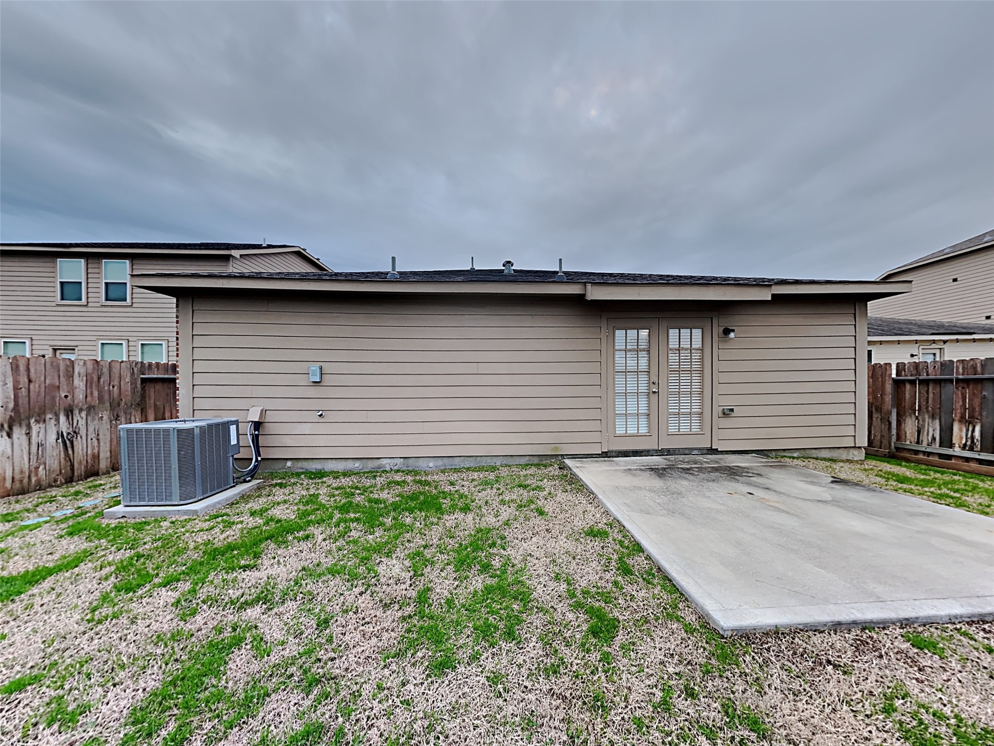 22718 Klingamans Way Hockley, TX 77447 - Photo 20 of 20 a backyard of a house with barbeque oven and outdoor seating