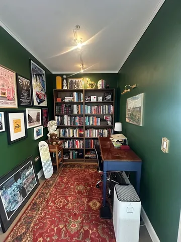 a room with furniture and window