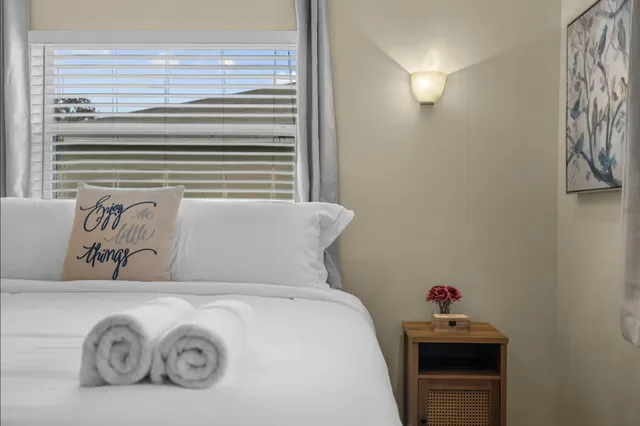 a utility room with a couch