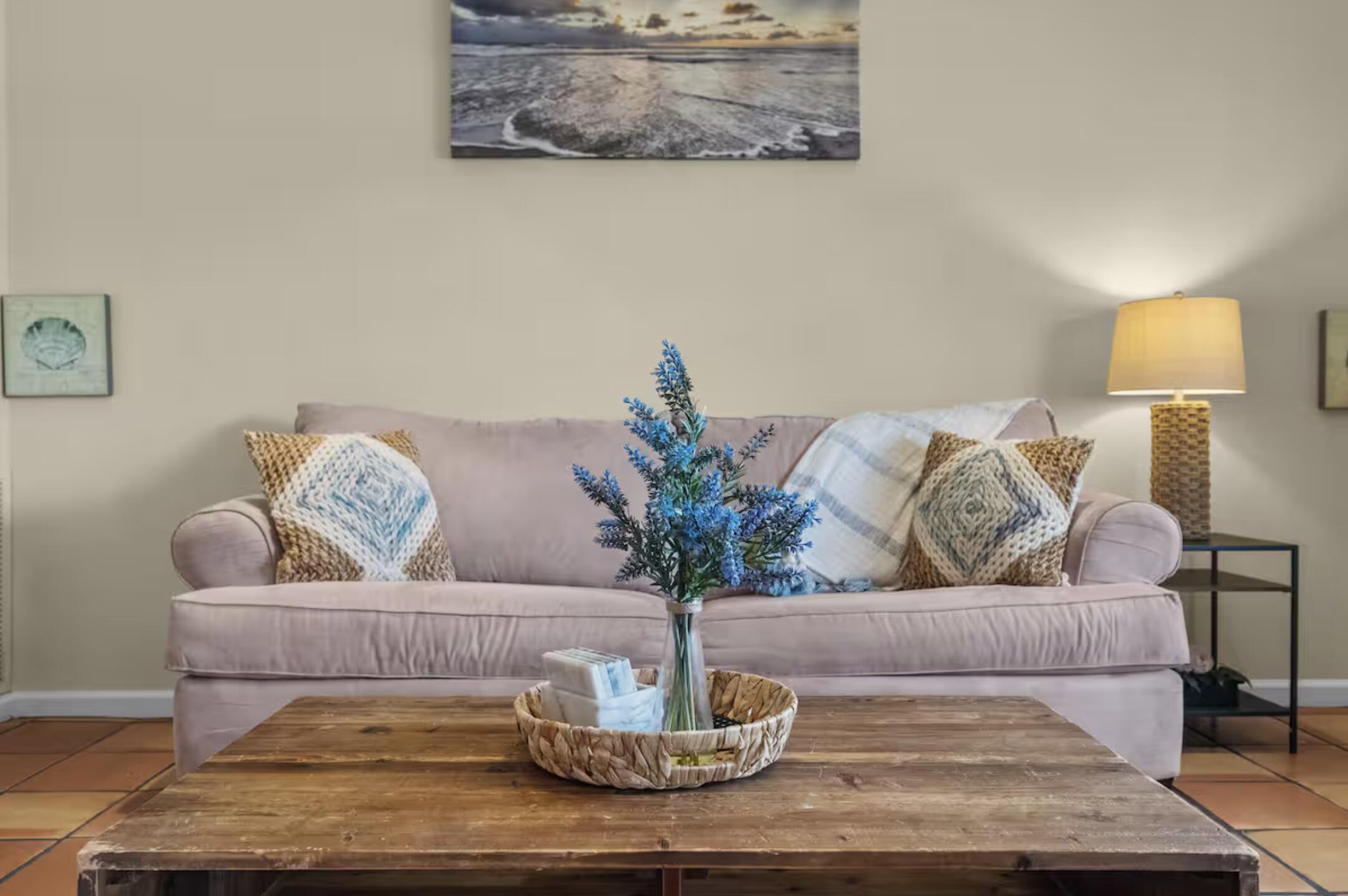 991 Southeast Walters Terrace Port St. Lucie, FL 34983 - Photo 6 of 19 a living room with furniture and a lamp