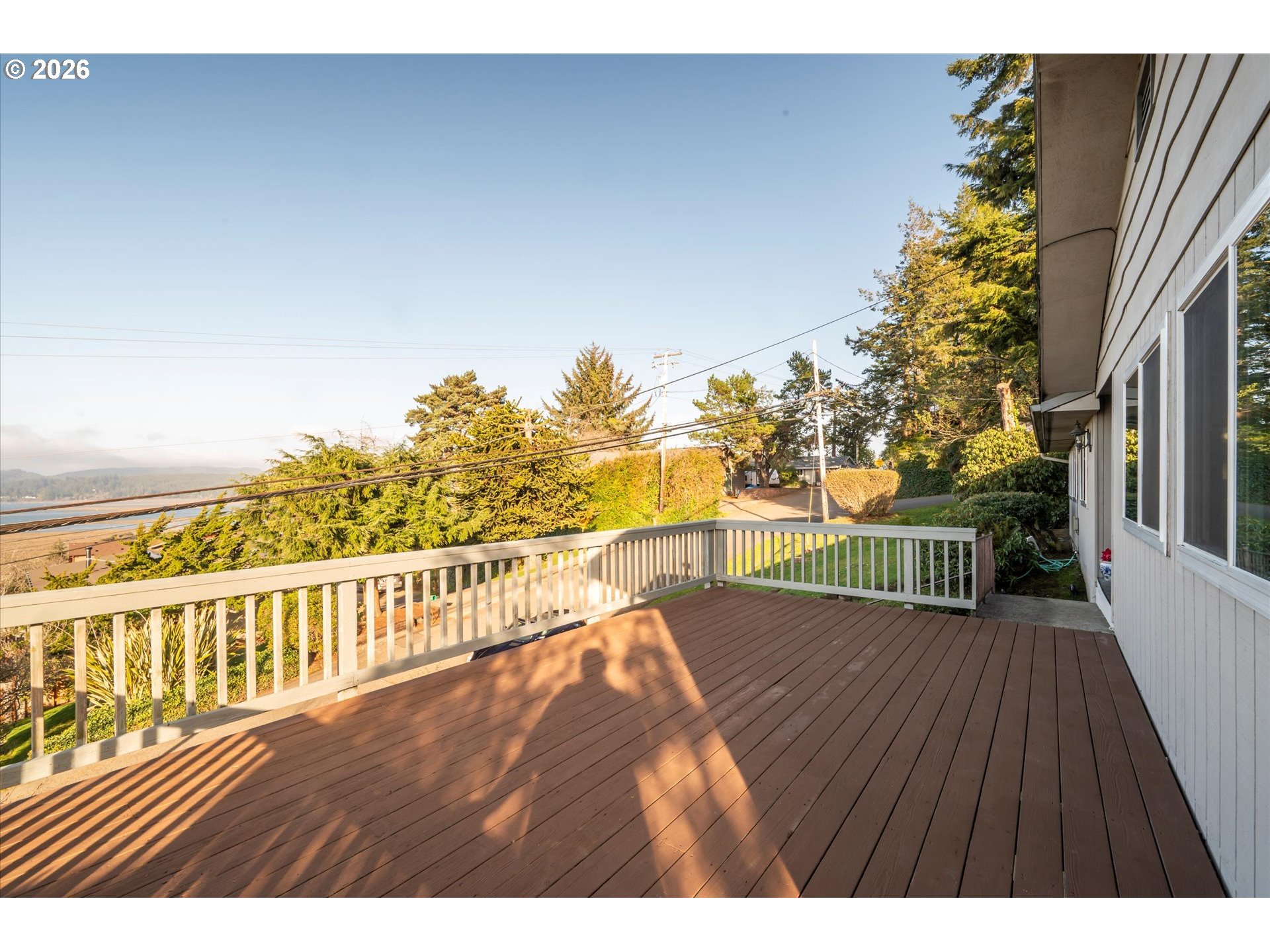 1376 D Street Coos Bay, OR 97420 - Photo 2 of 44 a view of a balcony with wooden floor