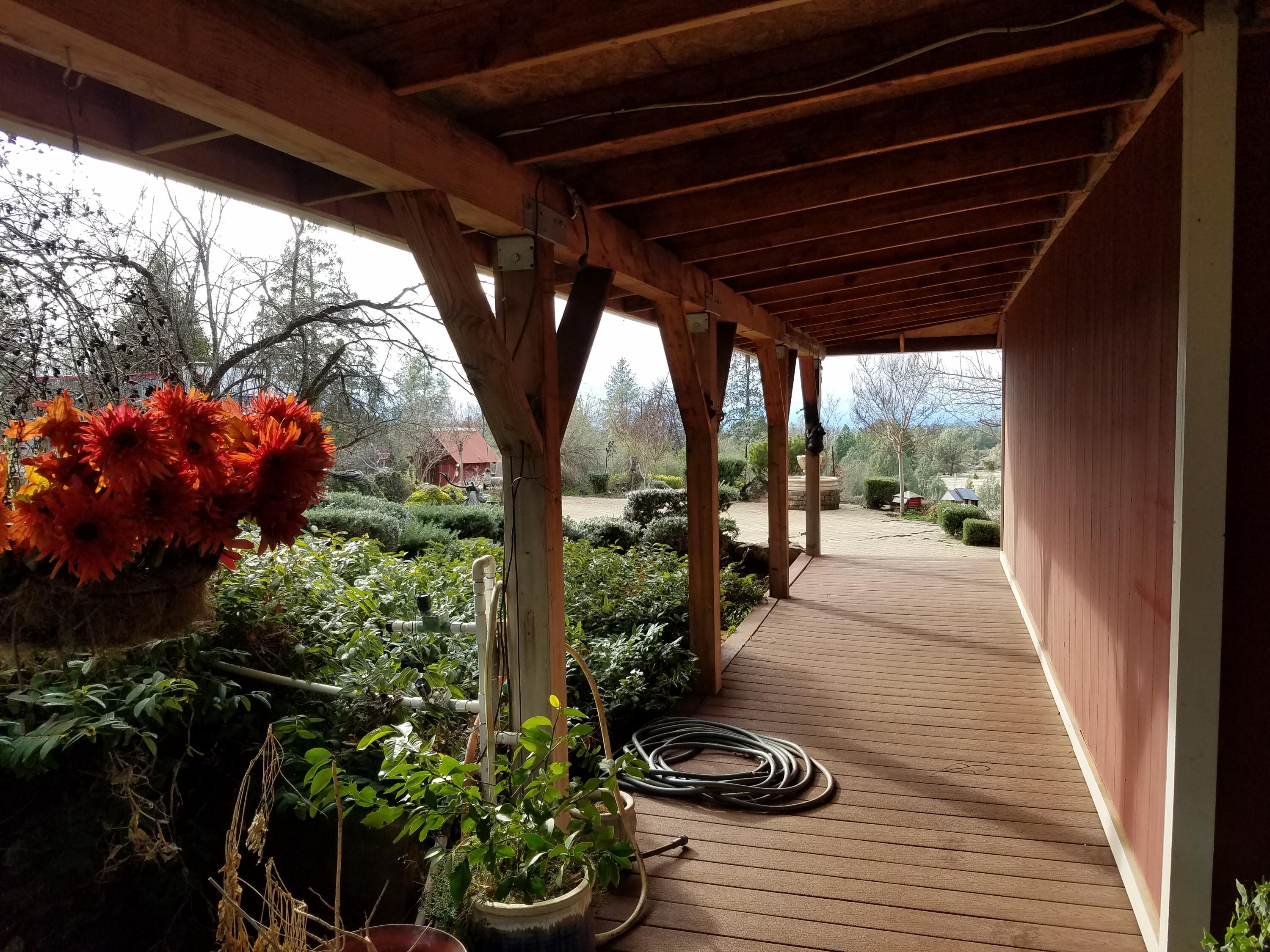 21775 Manton School Road Manton, CA 96059 - Photo 15 of 91 SIDE DECK TO BACK PATIO AREA