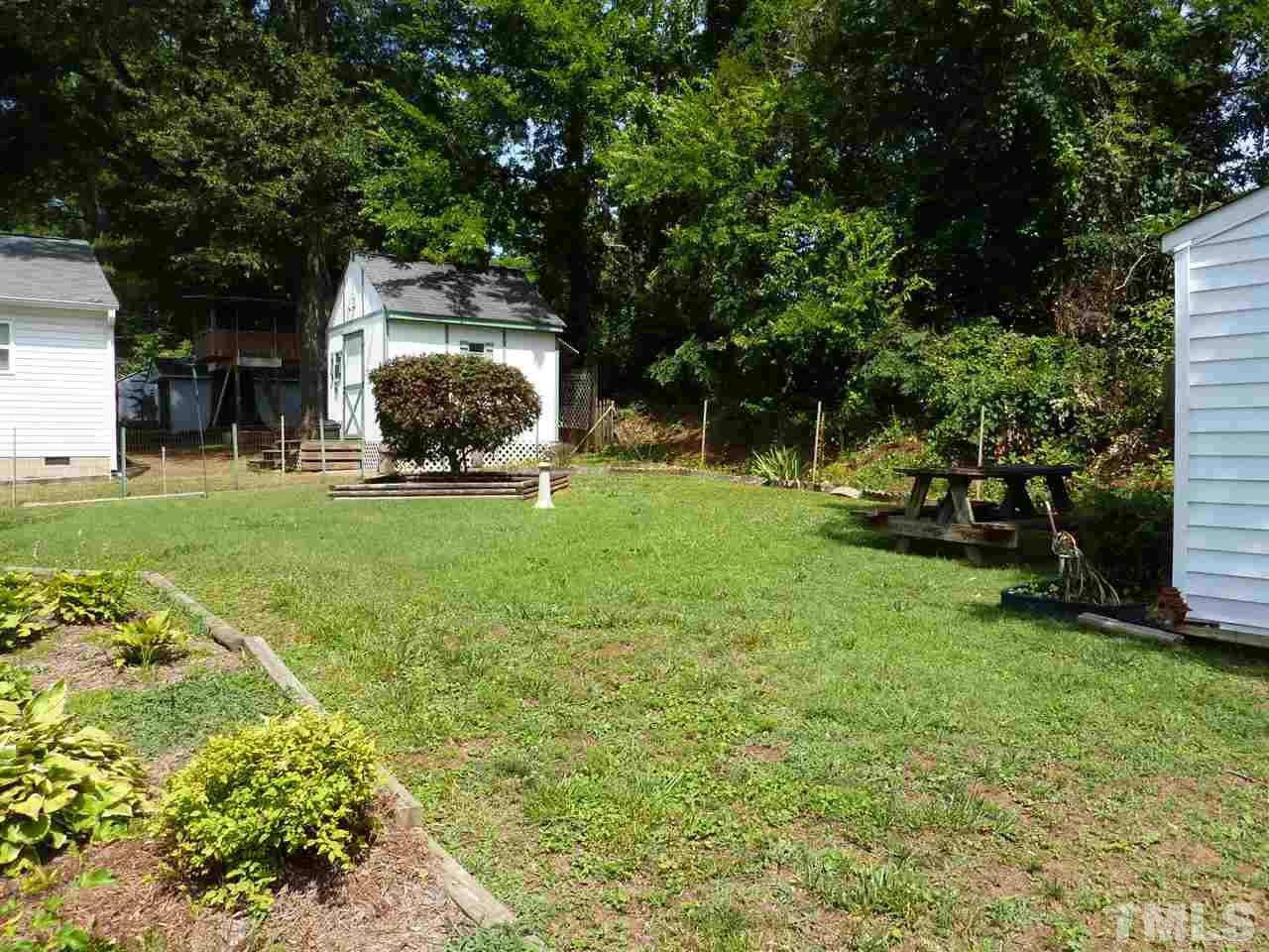 613 Harding Street Raleigh, NC 27604 - Photo 4 of 9 a view of a house with backyard