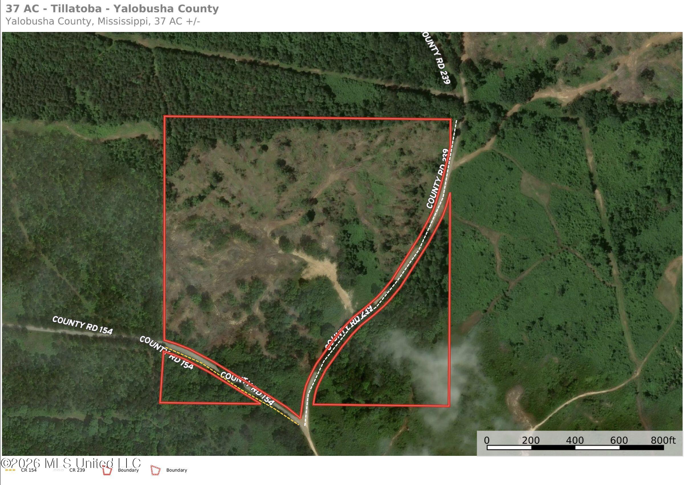 154 County Road Tillatoba, MS 38961 - Photo 4 of 58 map aerial 37 AC