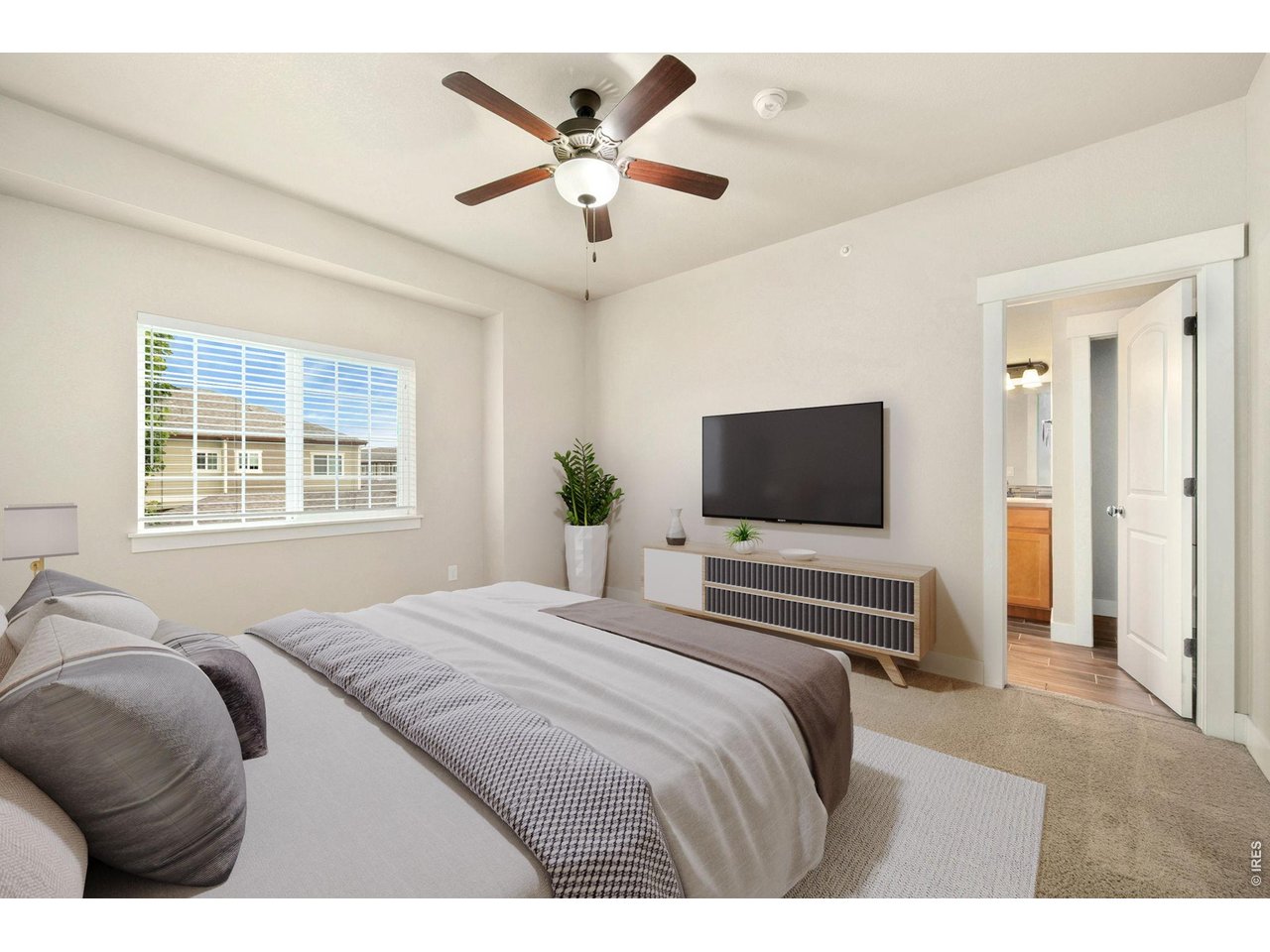 3902 Precision Drive, Unit D Fort Collins, CO 80528 - Photo 6 of 25 Primary Suite - Virtually Staged