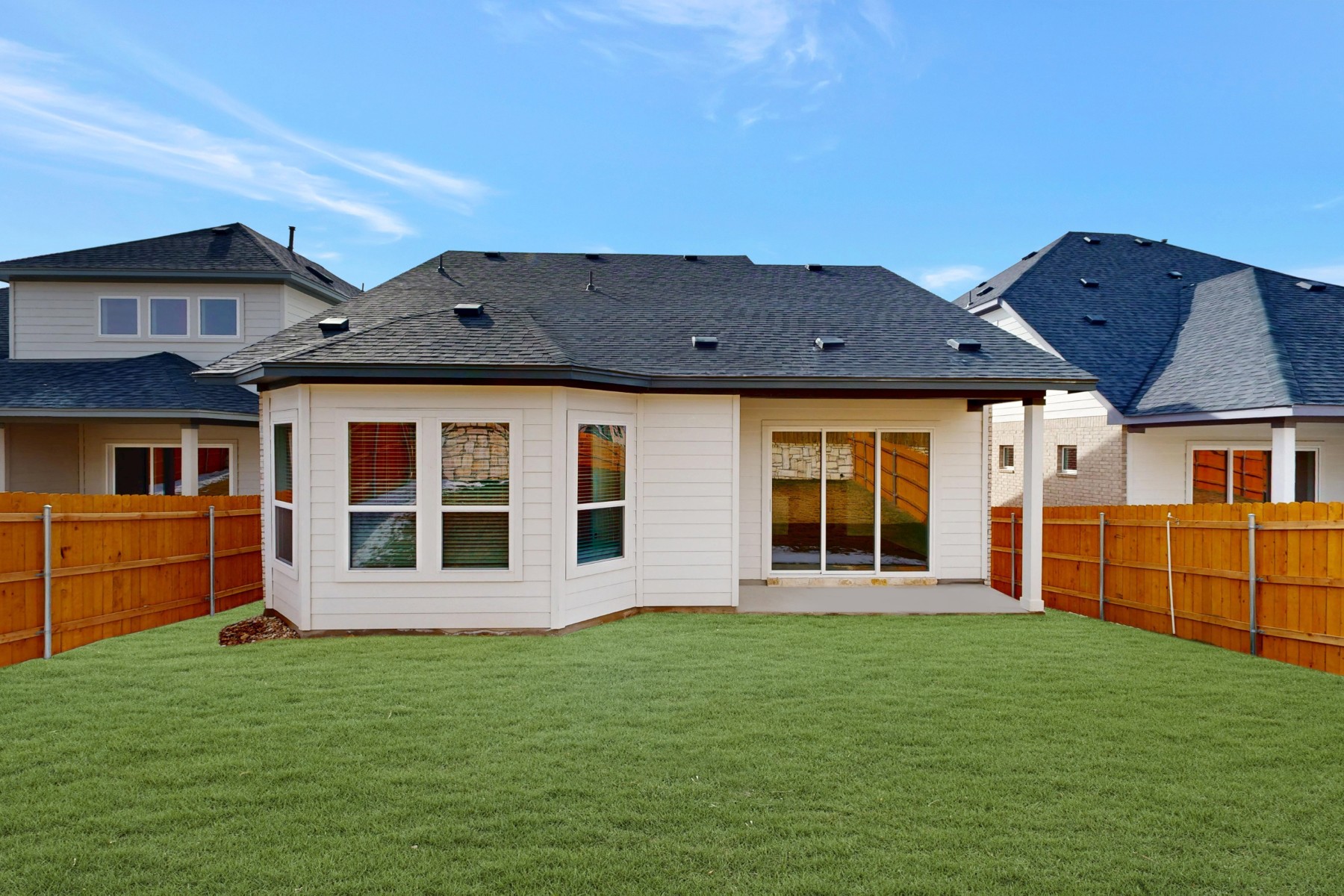 812 Boise Drive Leander, TX 78641 - Photo 32 of 35 a view of a house with backyard and porch