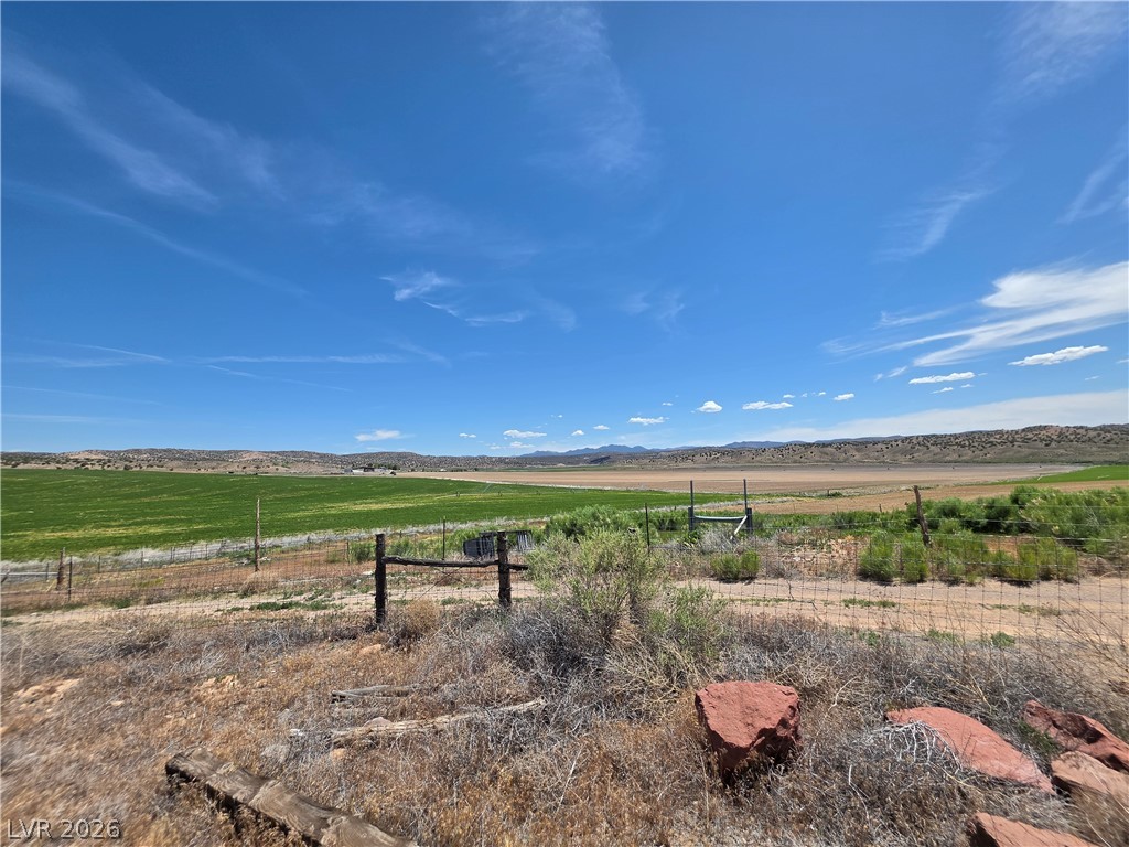 2930 Frehner Ranch Road Pioche, NV 89043 - Photo 15 of 39 Vast green fields stretch towards distant hills under an expansive blue sky.