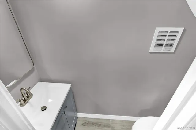 a view of backyard of house