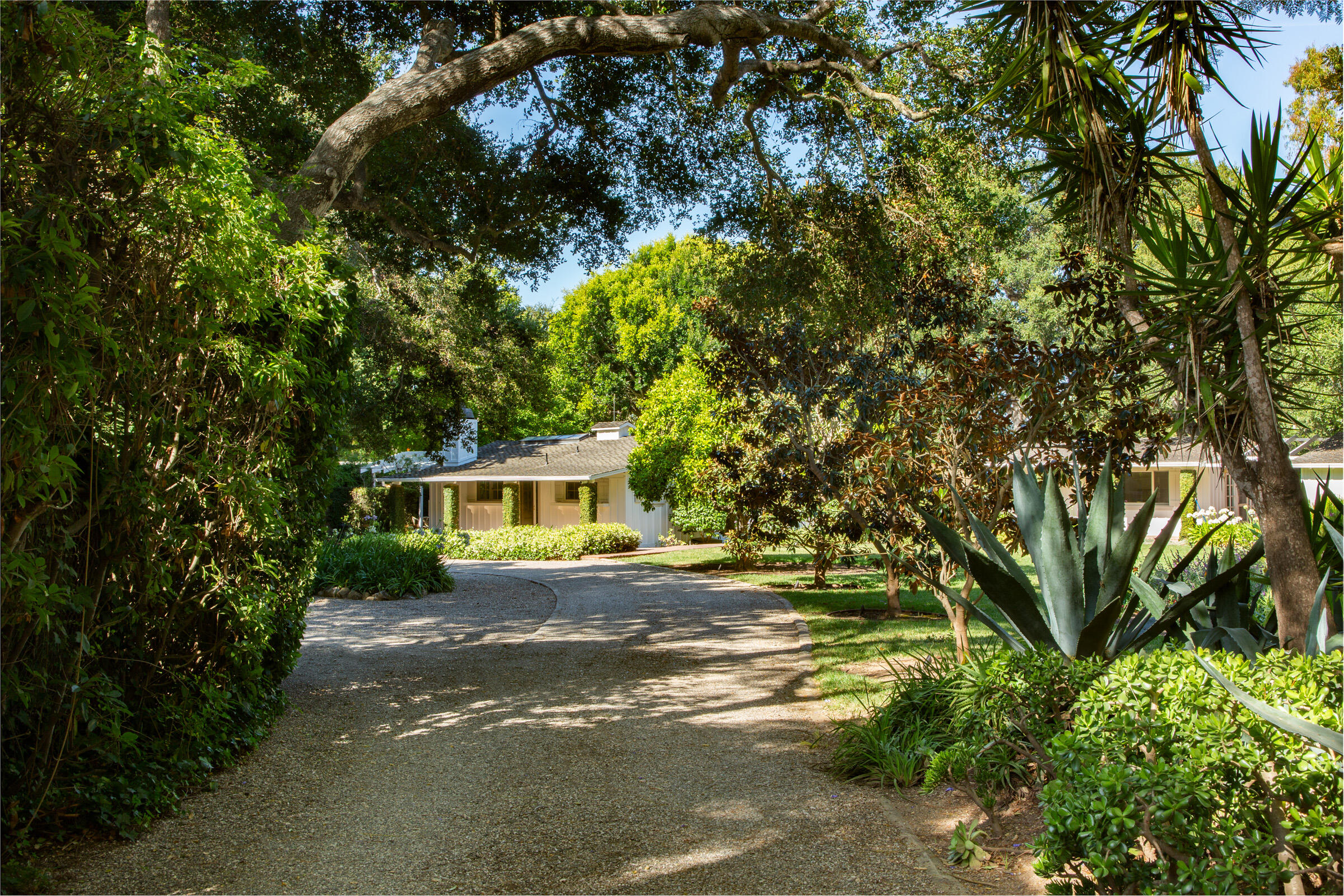 279 Santa Rosa Lane Montecito, CA 93108 - Photo 2 of 27 a view of a street with some trees
