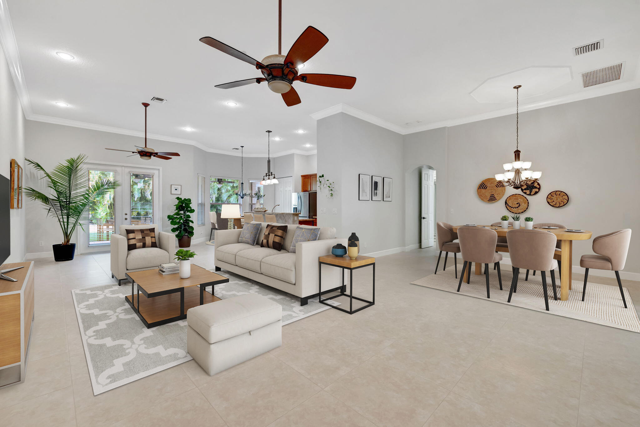 1476 Southeast Legacy Cove Circle Stuart, FL 34997 - Photo 9 of 43 Great room staged