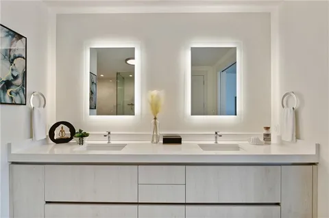 a view of a living room and dining room