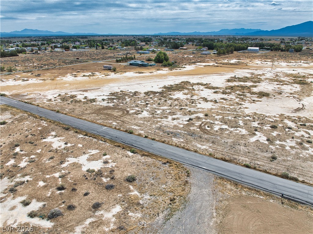 3591 West Wilson Road Pahrump, NV 89048 - Photo 4 of 12 Mountain view with a desert landscape and rural landscape