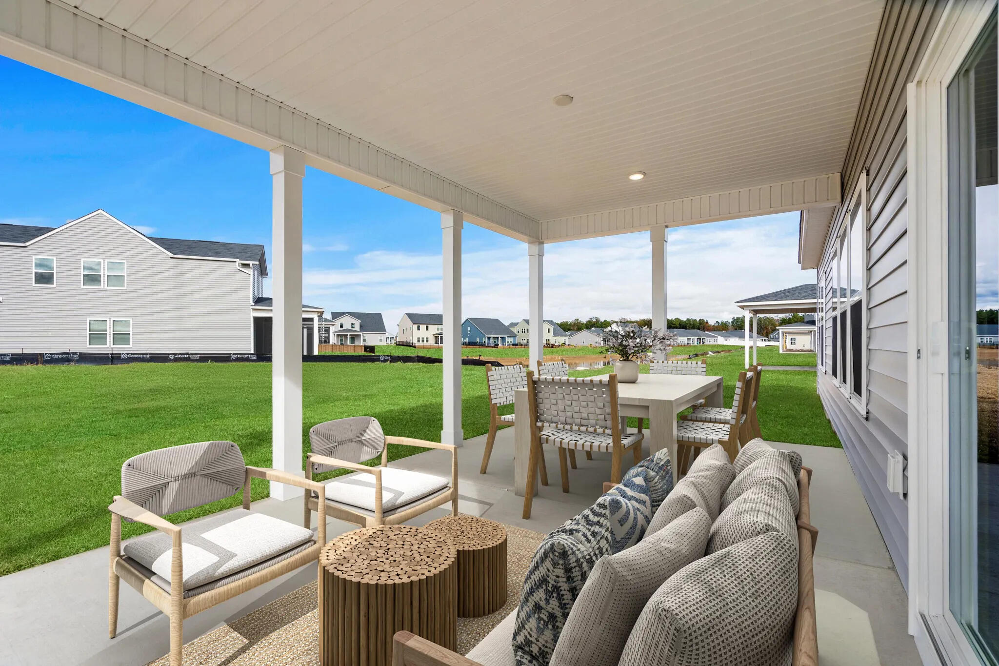 1074 Tea Maker Road Ravenel, SC 29470 - Photo 10 of 38 Madison sample covered porch