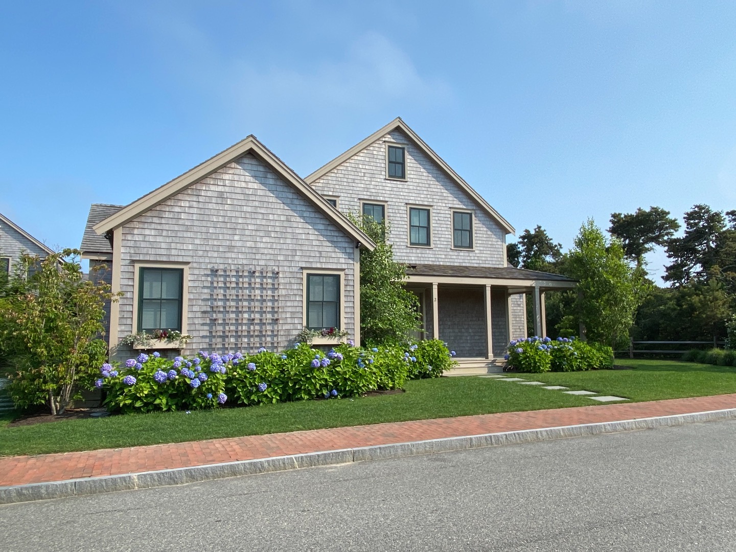 2 Wood Lily Road Nantucket, MA 02554 - Photo 38 of 38 a front view of house with yard and green space