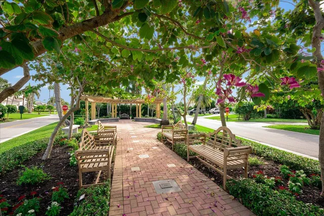 a view of a lake with houses